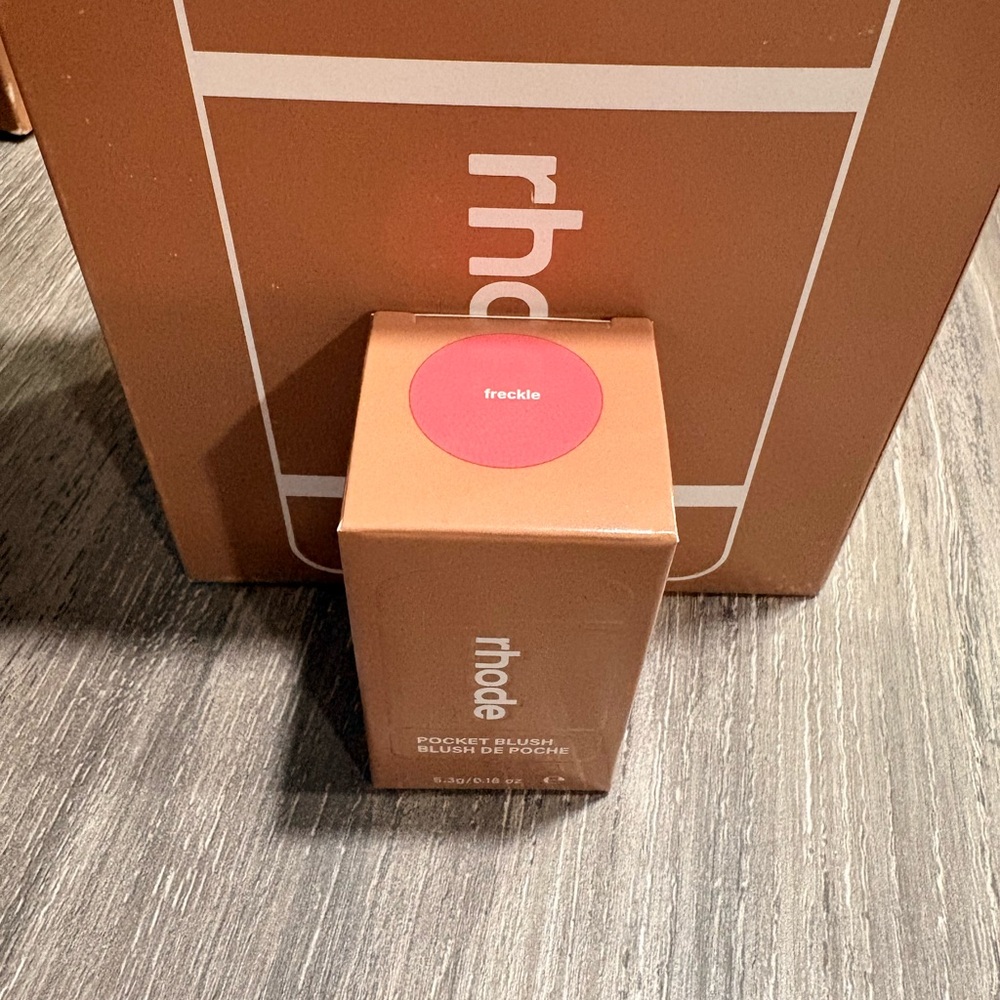 RHODE Pocket Blush in Freckle & Lip tint